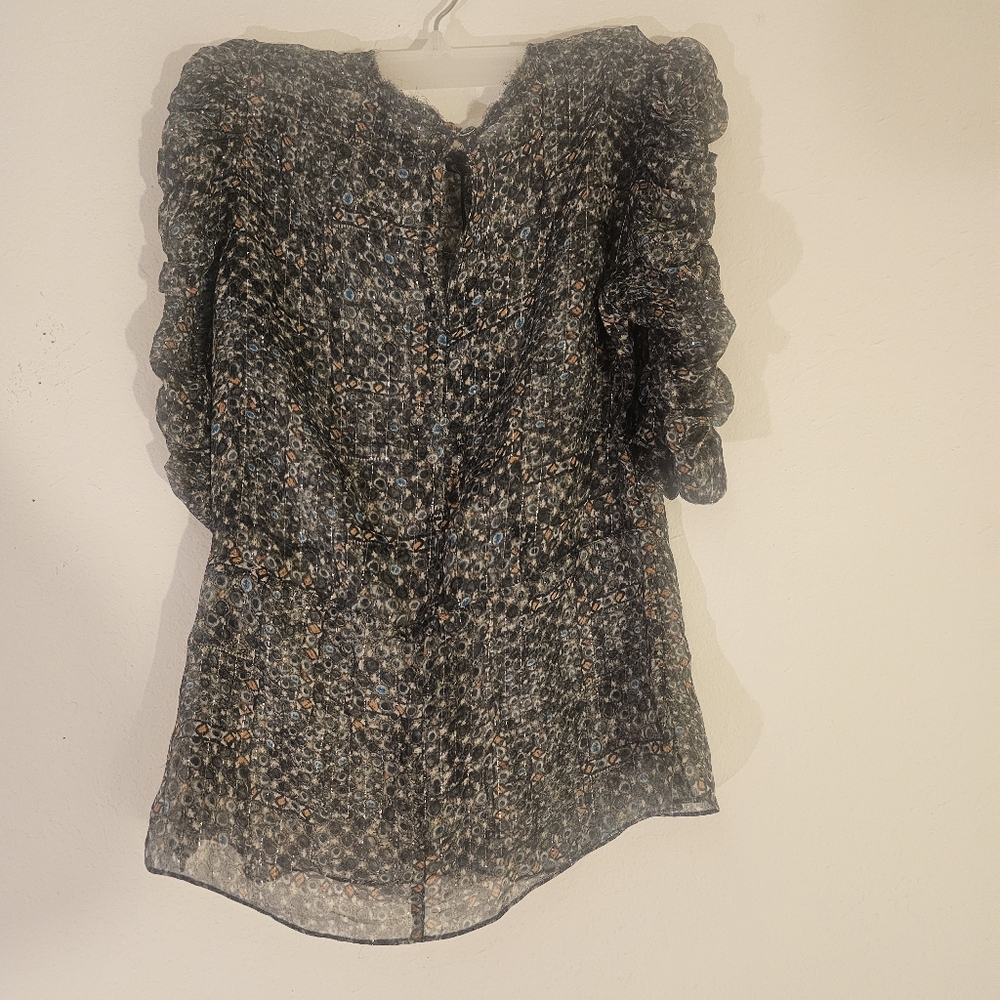 Isabel Marant Silk Ruched Top - Picture 2 of 5
